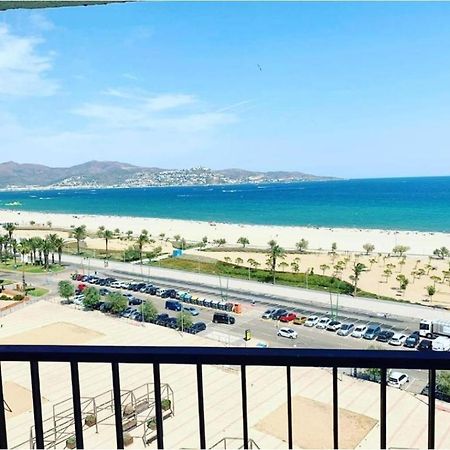 Cozy Beach-Front Studio With Amazing Sea View エンプリアブラバ エクステリア 写真